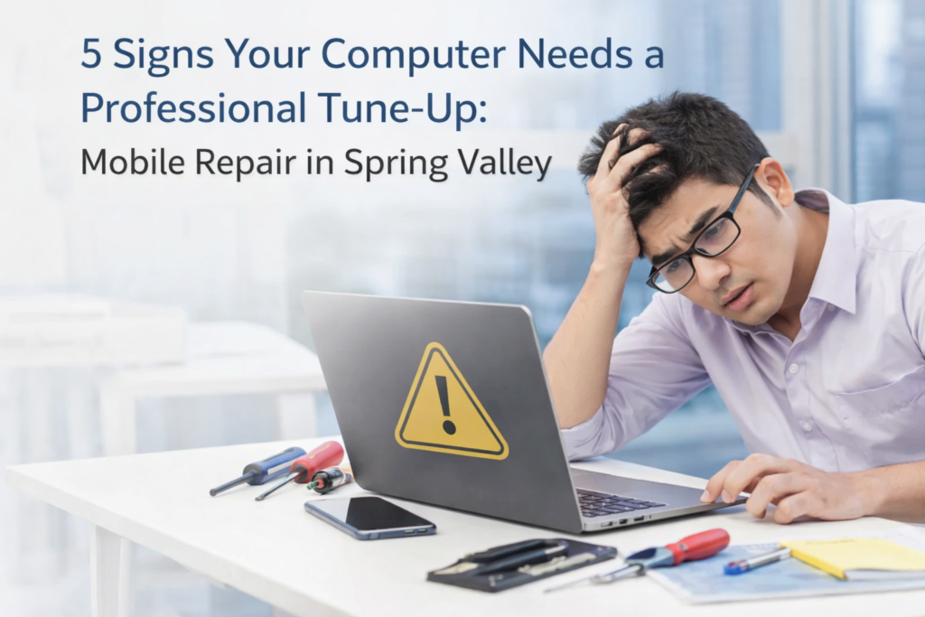 5 Signs Your Computer Needs a Professional Tune-Up: Mobile Repair in Spring Valley